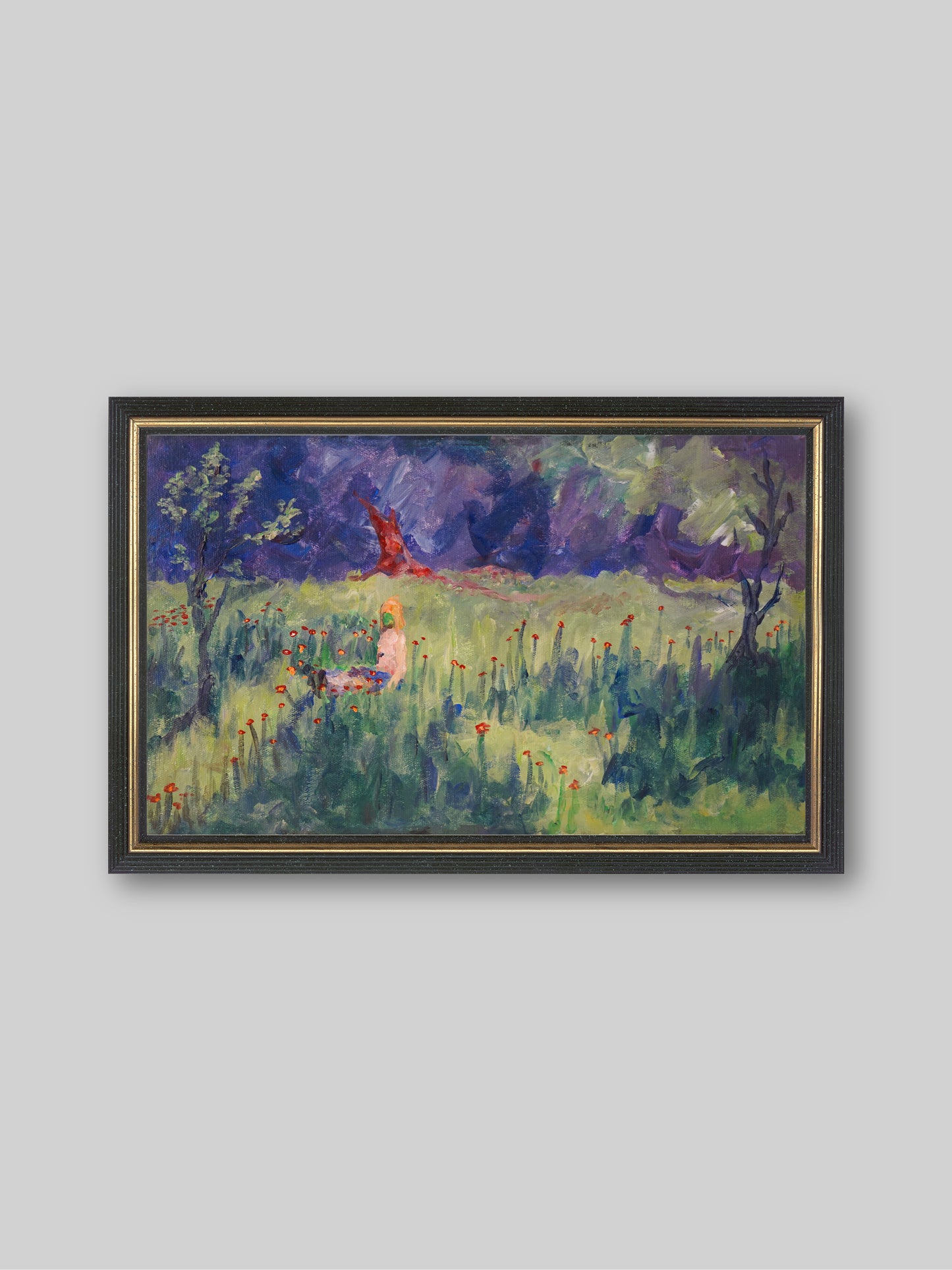 Wake up in Dream - “Acrylic painting” - Dream theme - painting for Room - 19.6x11.8 Inches - [Nicola0001]