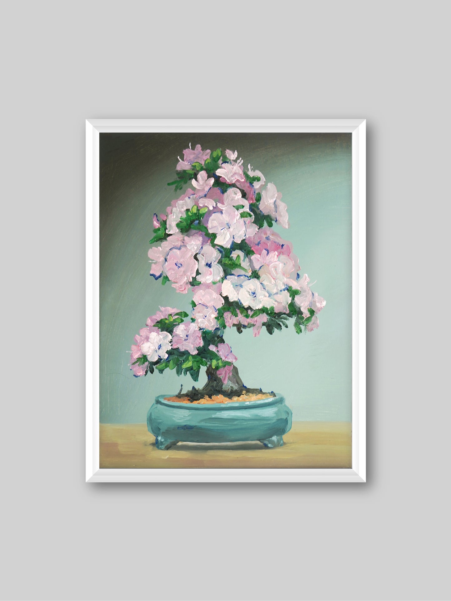 Sakura - “Acrylic painting” - painting for Room - 15.7x11.8 Inches - [Nicola0013]