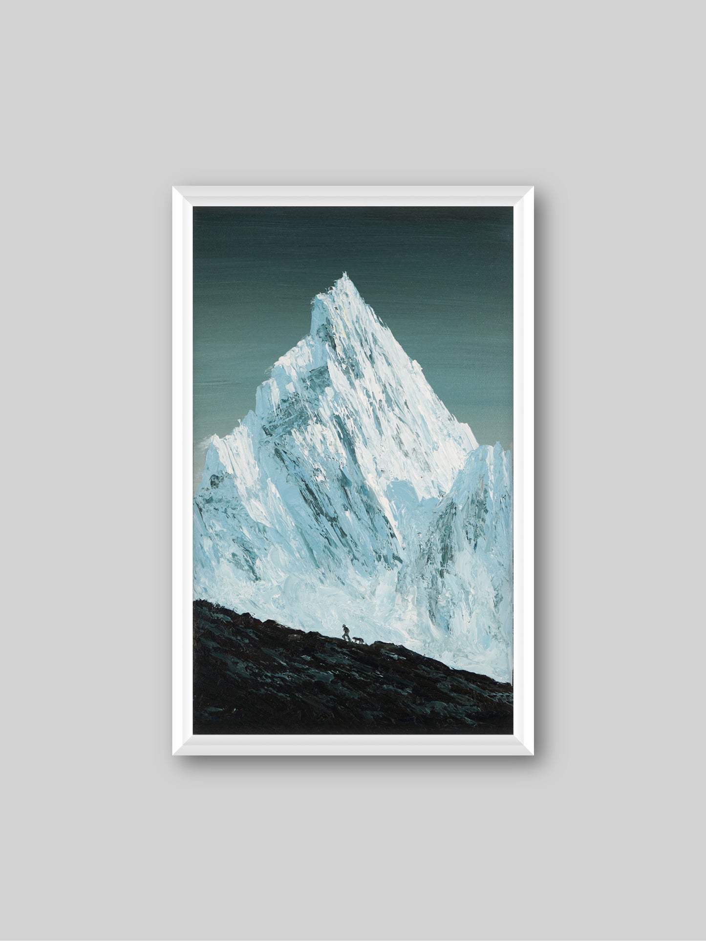 iceberg - “Oil painting” - painting for Room - 19.7x11.8 Inches - [Nicola0012]