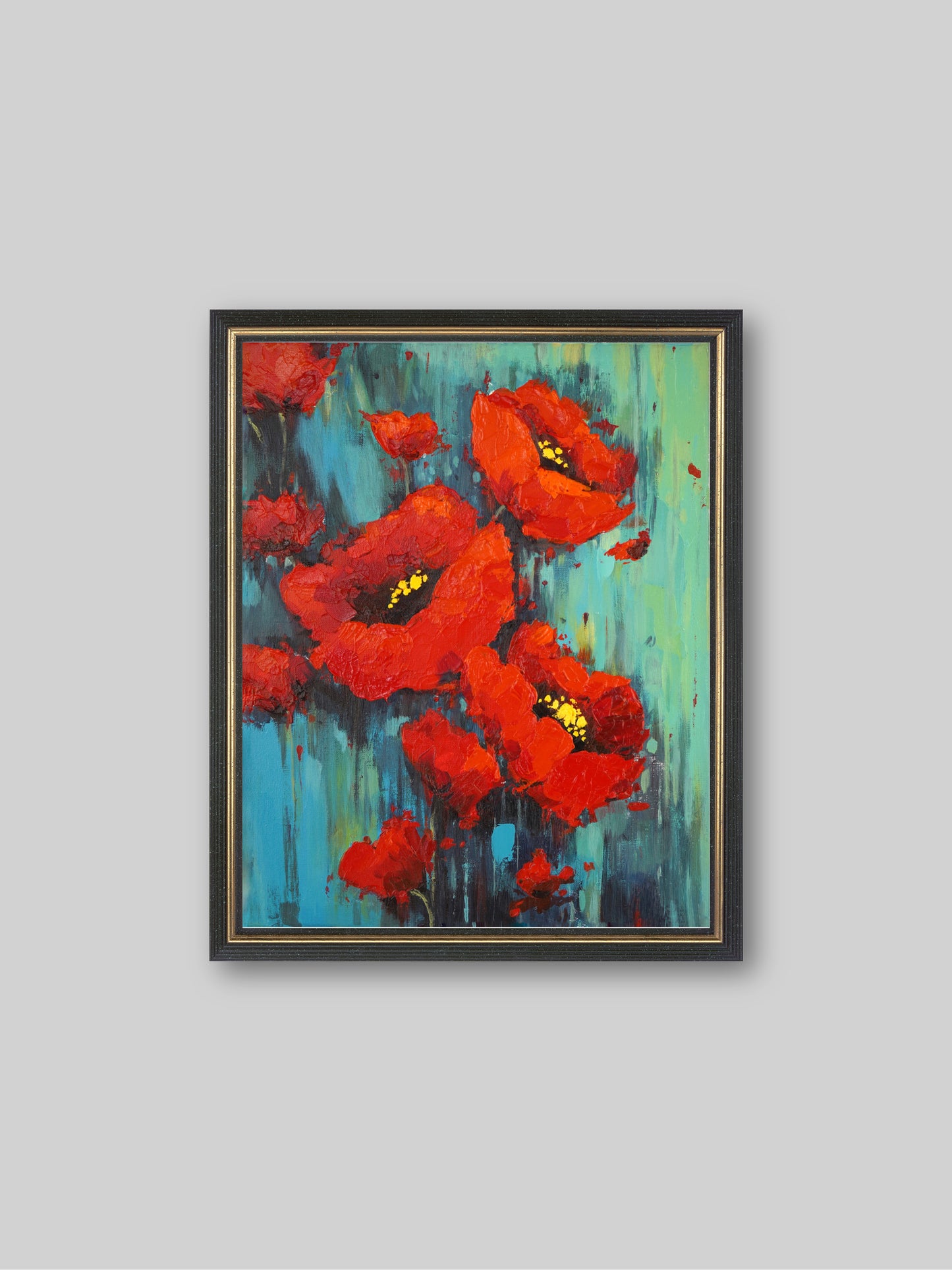 Rose & pt3 - “Acrylic painting” - painting for Room - 19.7x15.7 Inches - [Judy0005]