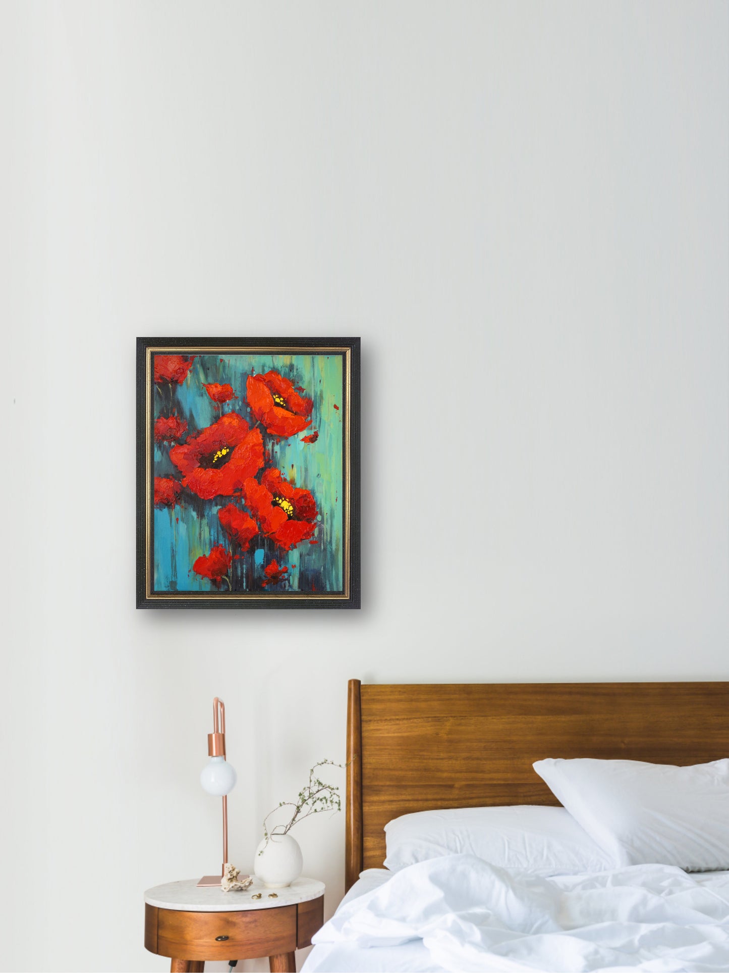 Rose & pt3 - “Acrylic painting” - painting for Room - 19.7x15.7 Inches - [Judy0005]