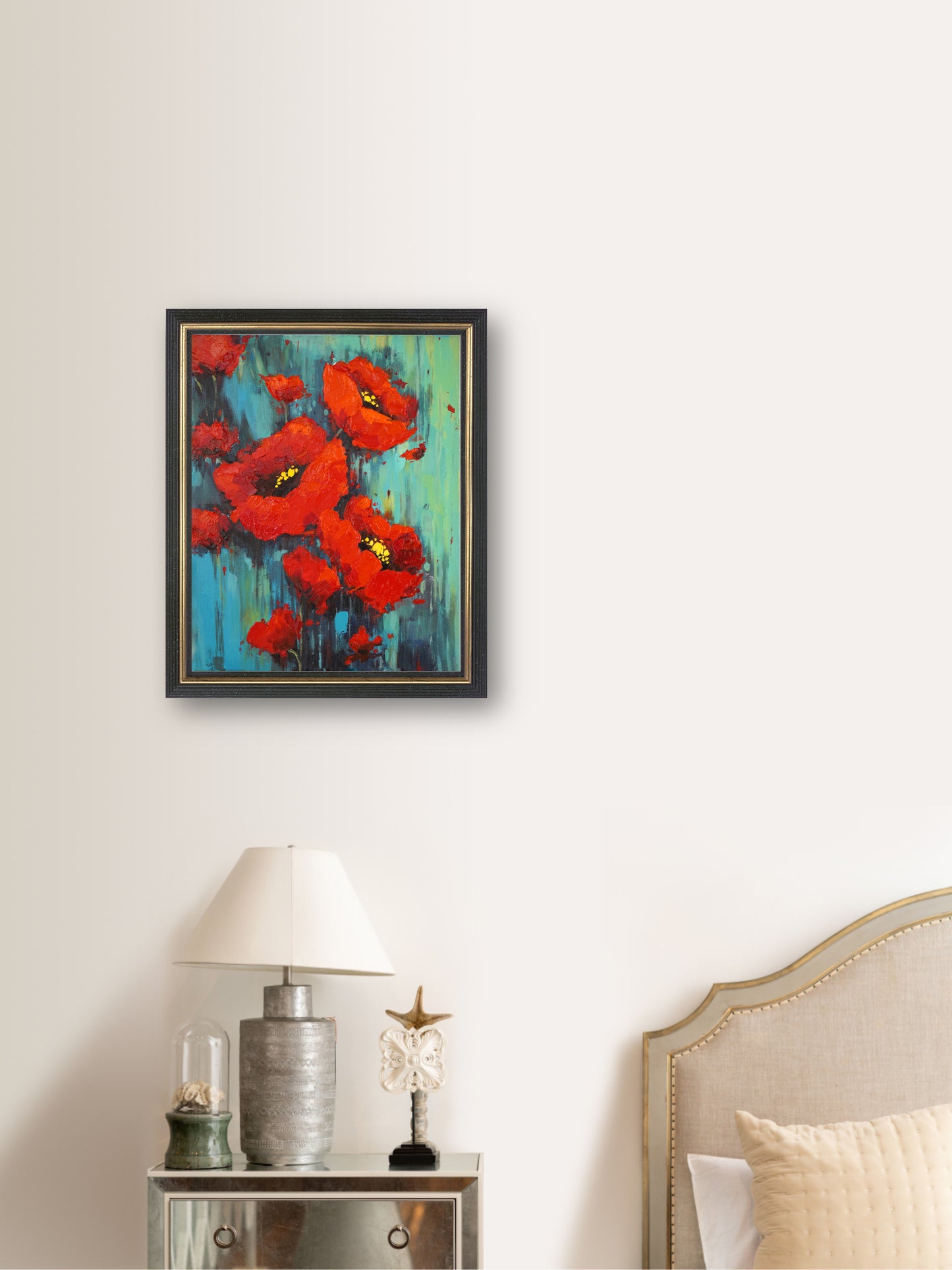 Rose & pt3 - “Acrylic painting” - painting for Room - 19.7x15.7 Inches - [Judy0005]