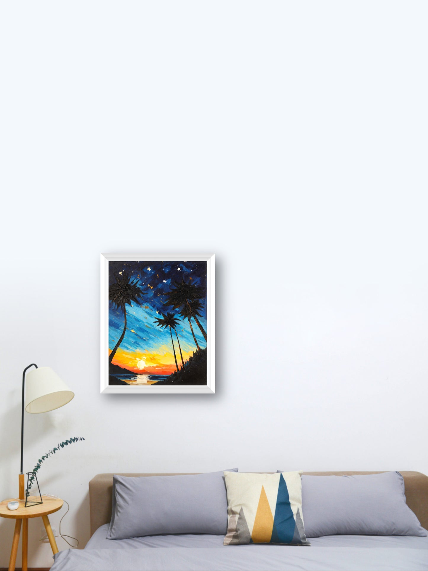 Hawaii - “Acrylic painting” - painting for Room - 19.7x15.7 Inches - [Judy0003]